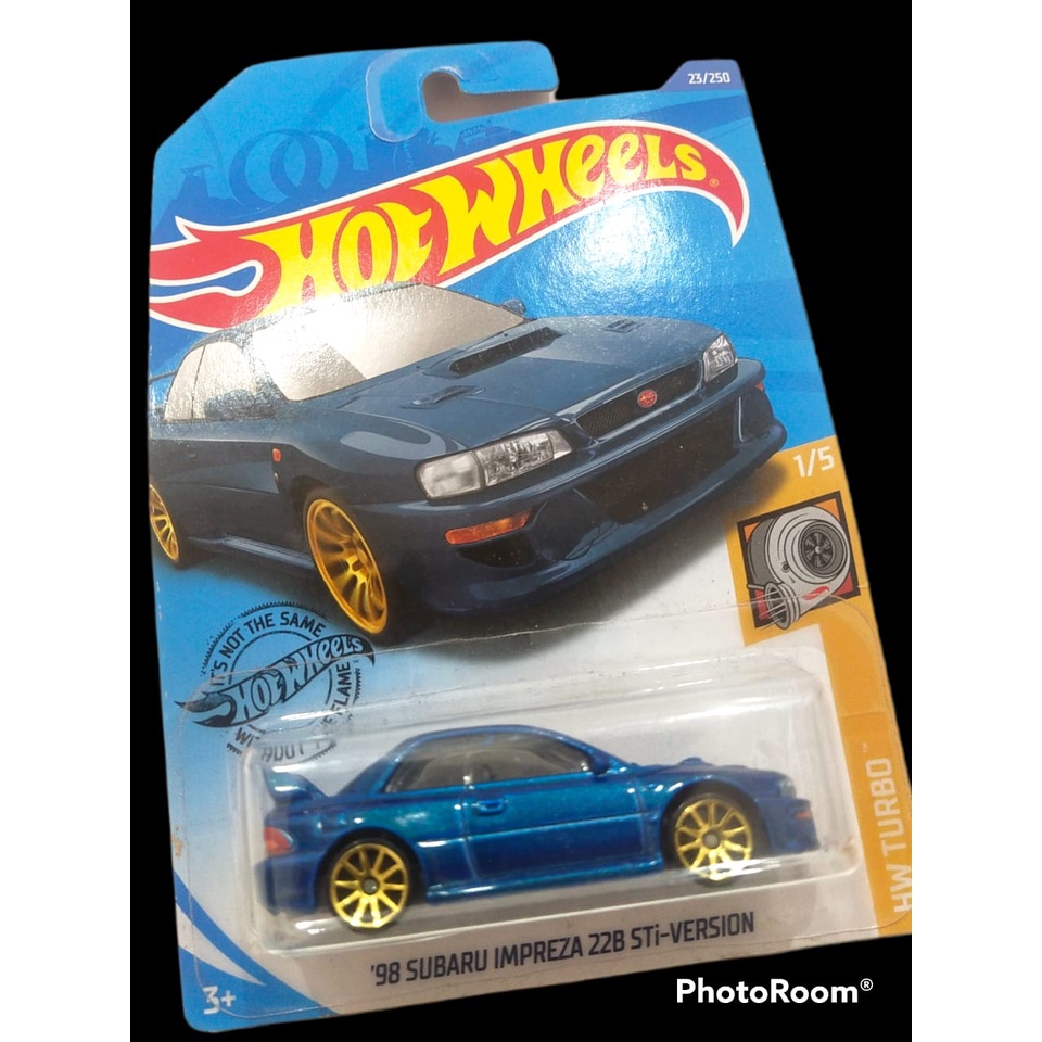 SUBARU IMPREZA 22B BIRU HOTWHEELS