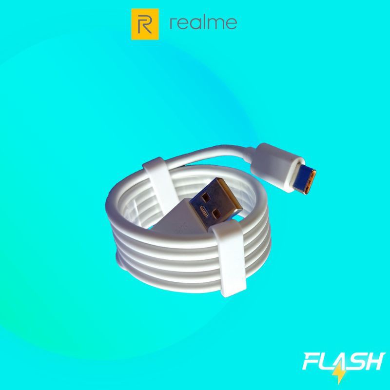 Travel Charger Realme Super Vooc 20 Watt Original 100% Type C
