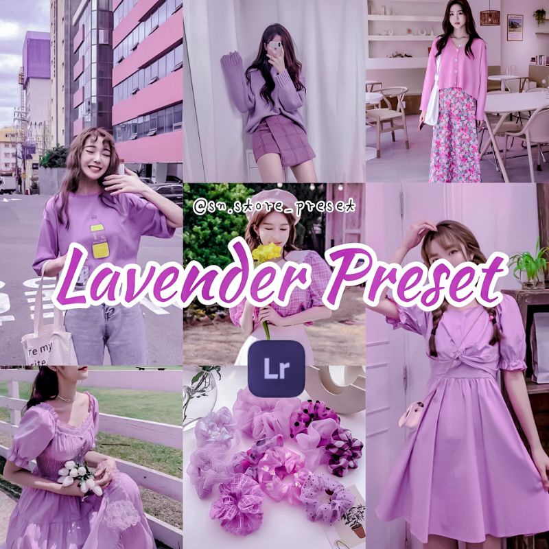 PRESET LIGHTROOM KOREAN LAVENDER For IOS &amp; Android