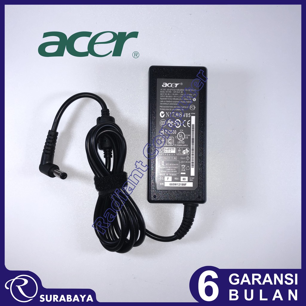 Adaptor Charger Acer 19V 2.37A colokan 5.5*2.5mm