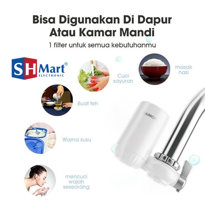 PENYARING KRAN AIR FILTER KRAN WATER PURIFIER SAMONO SW-WPW1 PENJERNIH AIR (MEDAN)