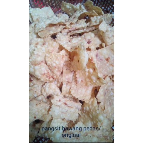 

pangsit bawang goreng / pangsit bawang daun / original / pedas