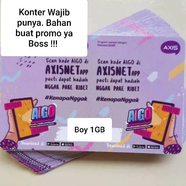 VOUCHER AXIS 1GB LOKAL ( Kab. Semarang, kab. Kendal & Salatiga)