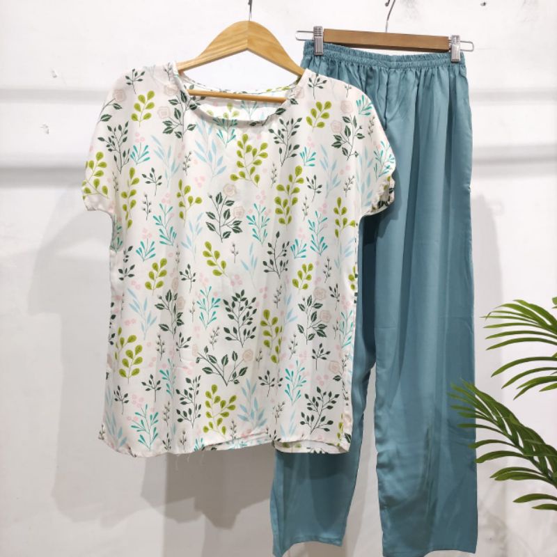BABYDOLL RAYON PANJANG| BABYDOLL MURAH | BAJU RUMAHAN-Panjang 45