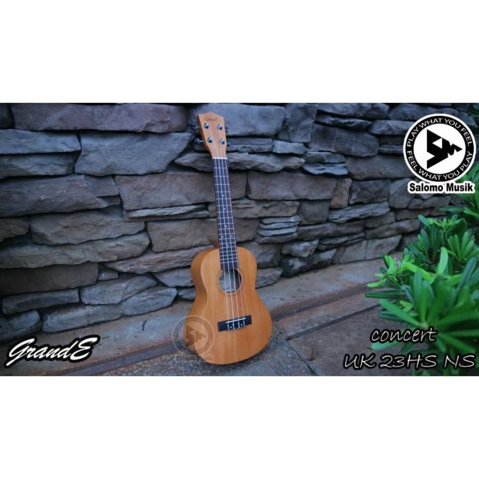 Grande Ukulele Concert 23HS NS + Softcase