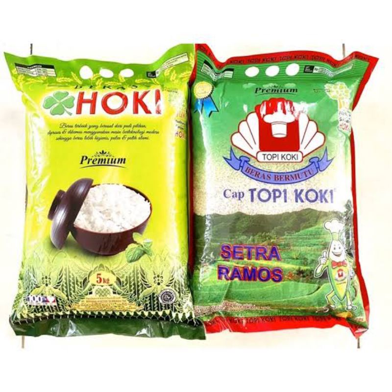 

Hoki/topi koki Beras 5kg