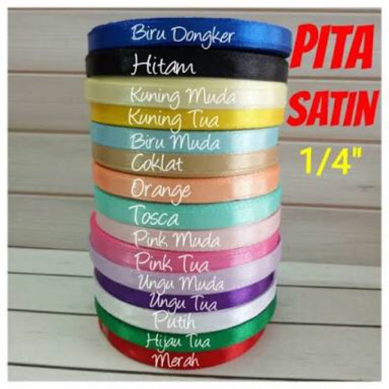 

Pita satin 0,5cm / 1/4inch