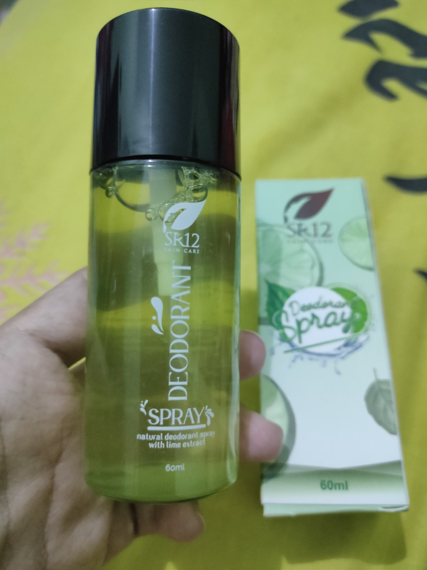 Sr12 Deodorant Spray Sr12 Dan Premium  - Herbal/alami Untuk Penghilang Bau Badan/ketiak Bpom Sr12