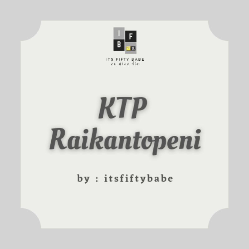 KARTU RAIKANTOPENI (SPECIAL EDITION)