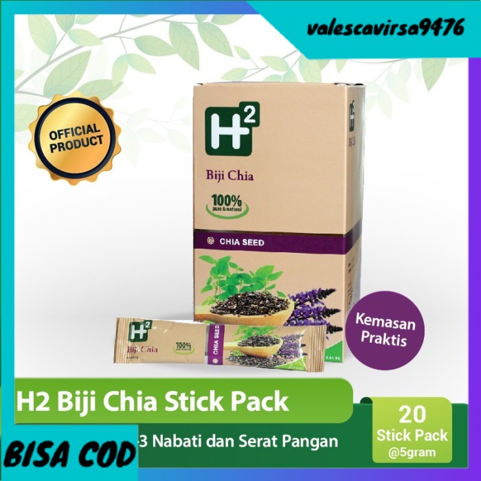 

⭐BISA COD⭐ Paket H2 Chia Seed Stick Pack - Beli 2 Box Lebih Murah