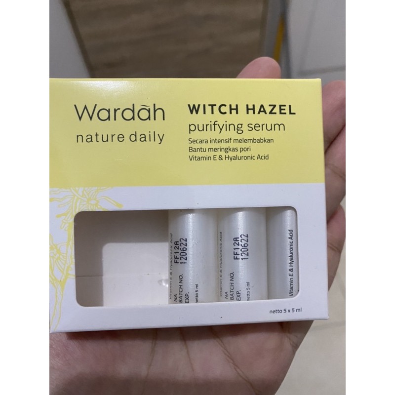 wardah witch hazel purifying serum