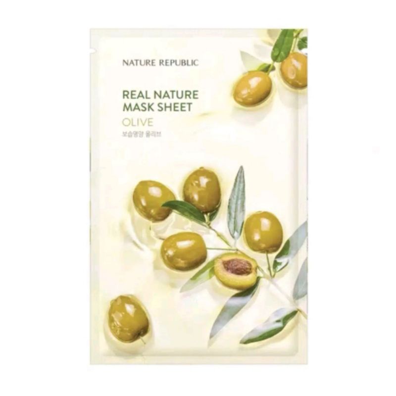 masker wajah Nature Republlic Real Nature Mask Sheet /Masker wajah -Muka Lembaran