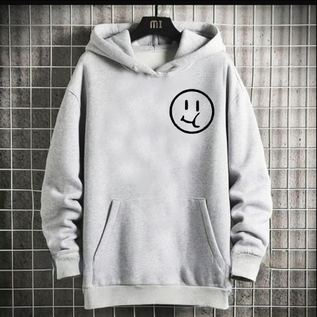 SWEATER HOODIE SMILEY / HOODIE MURAH TERLARIS / HOODIE POLOS / HOODIE PRIA DAN WANITA / UNISEX