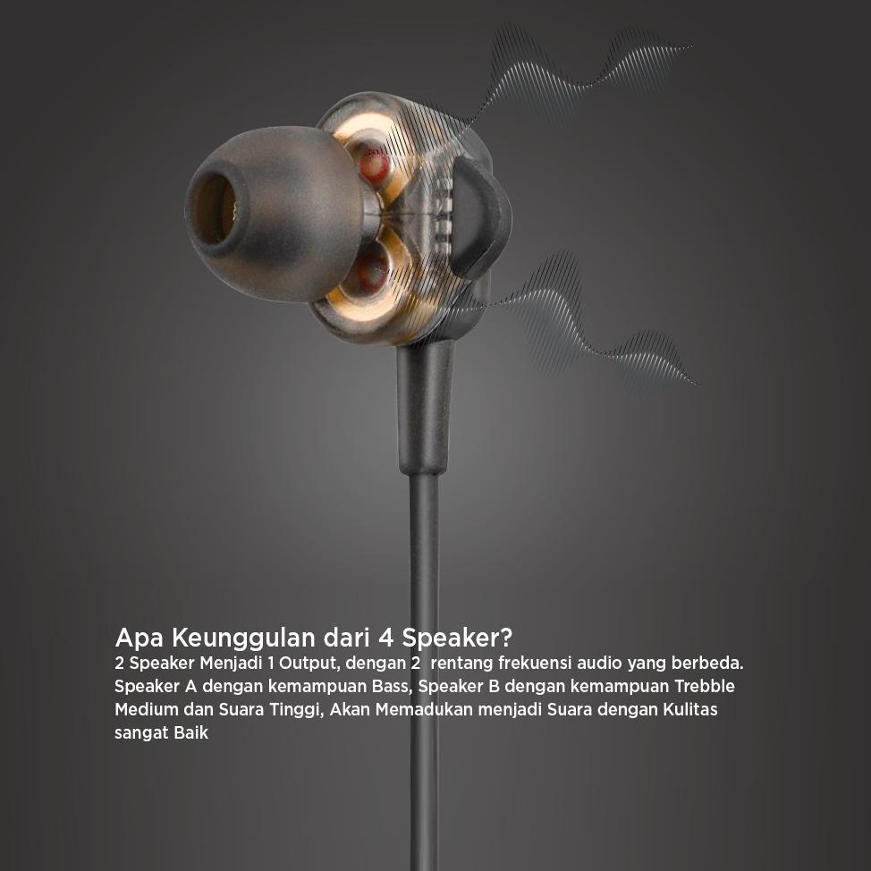 10.10 Fasion sale Inone Earphone Bluetooth Wireless In-ear Stereo Sports T2 & T4 Version with Mic ga