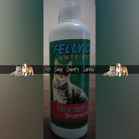 SHAMPO KUCING FELLY CAT 250 ML ( ANTI KUTU / ANTI JAMUR )