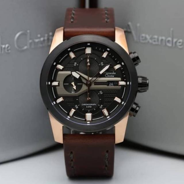 JAM TANGAN ALEXANDRE CHRISTIE COWOK AC 6270 ORIGINAL