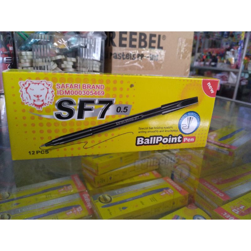 

Pulpen / Bolpen SF7 Hitam 1 Lusin