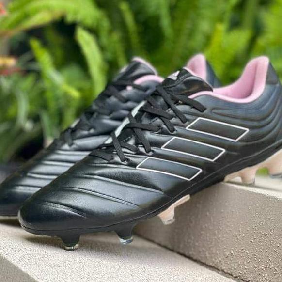 Sepatu Bola Adidas Copa 19.1 Black Pink Rieskafadilah