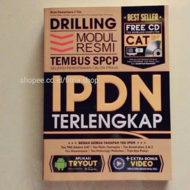 Buku Tes Masuk Ipdn Seleksi Praja Ipdn Ujian Spcp Free Cd Original Shopee Indonesia