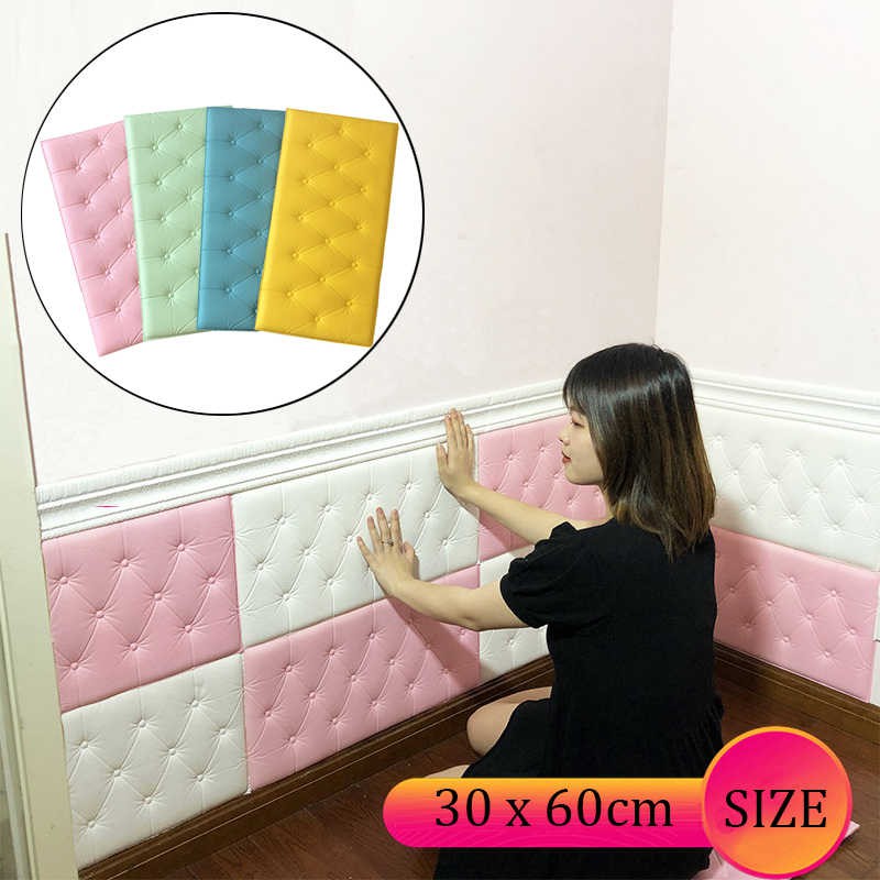 [1KG=24PCS] MGM Wallpaper Dinding Foam 3D Sticker Dinding Bata / Headboard 514 515 517 518-5