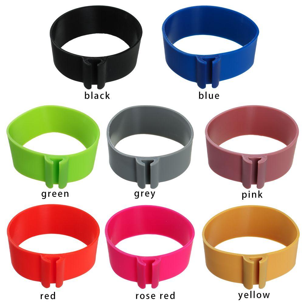 Chookyy Silicone Cup Sleeves Reusable Anti-Panas Insulasi Panas Non-slip Tatakan Gelas Teh Mug Holder