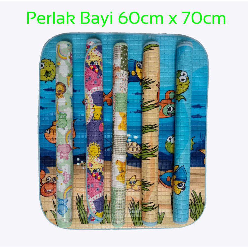 Perlak Bayi / Alas Ompol Bayi / Karpet Bayi, Waterproof / Anti Bocor 60Cm * 70Cm