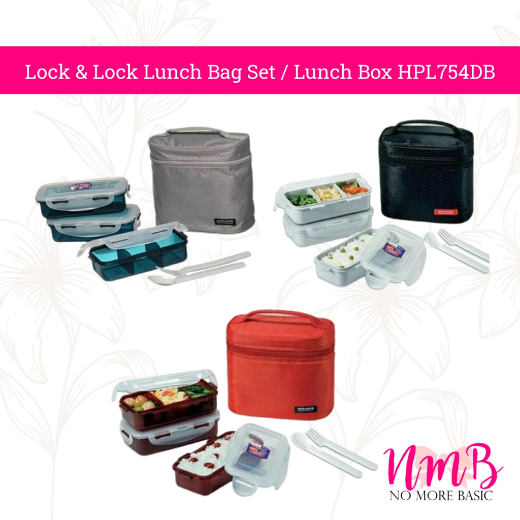 Lock Lock Lunch Bag Set Lunch Box HPL754DB