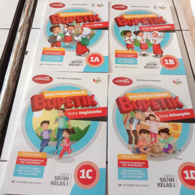 Bupetik Kelas 1 A B C D Kelas 1 SD/MI K13