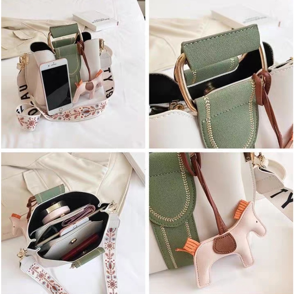 Tas Selempang Wanita Sling bag Import Tas Korea tas fashion murah TF7314 BQ2685 EL482