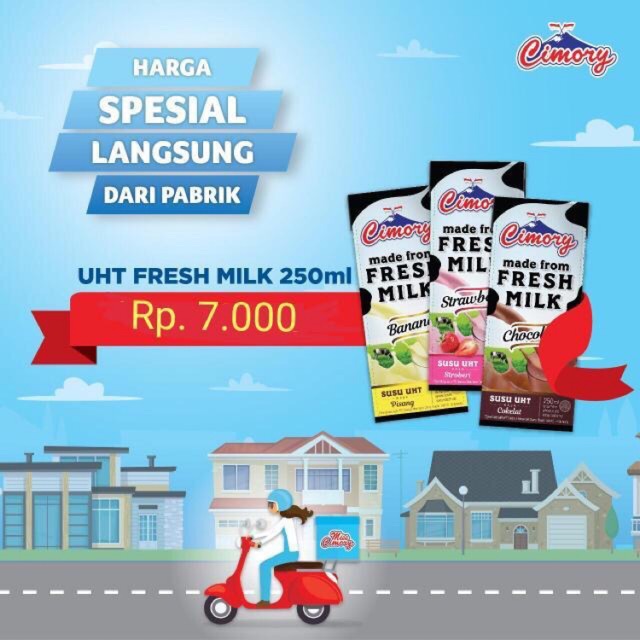 

Fresh milk cimory 250 ml