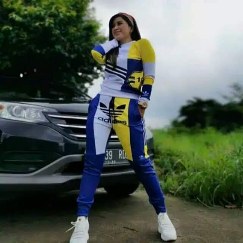 BAJU SPORT MURAH BERKUALITAS SXB PIXIE FIERCE FEMALE PERFECT LONGSLEEVE AND JOGGER