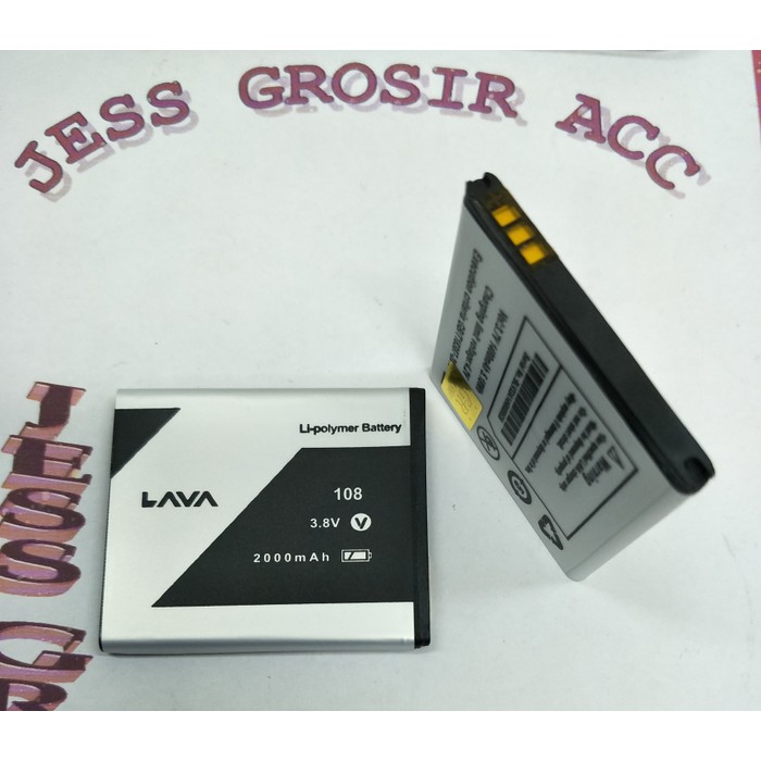 Baterai Battery Batere Original LAVA Iris 505 , LEB108 , LEB 108 - Putih