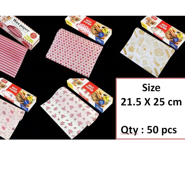 

Ready Stock Wax Paper / Wrapper Makanan / Wax Paper Sandwich / Wax Paper Burger***