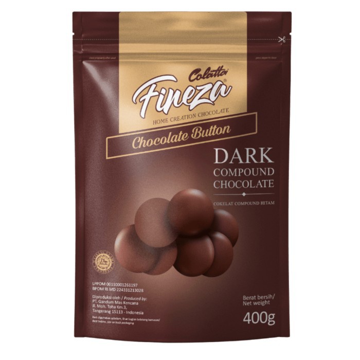 COLATTA FINEZA CHOCOLATE BUTTON 400gr (12)