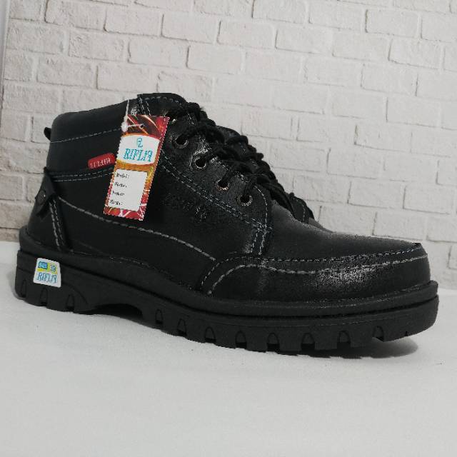 Sepatu Boots Pria Bahan Kulit Asli Istimewa