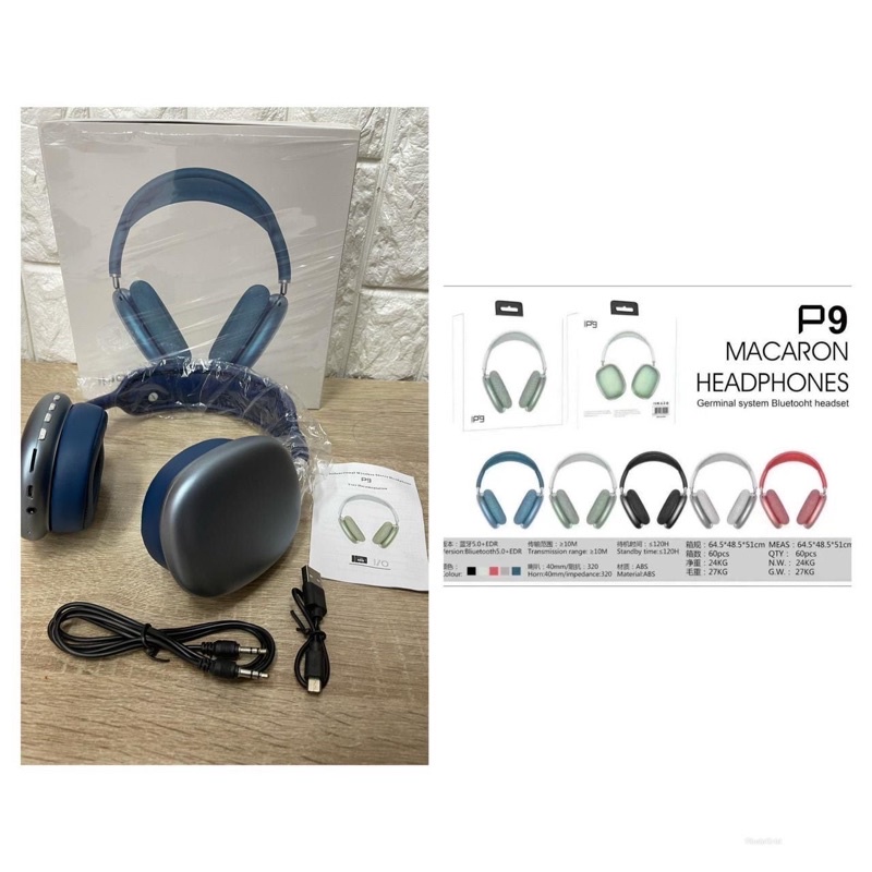 headset hf bluetooth p9