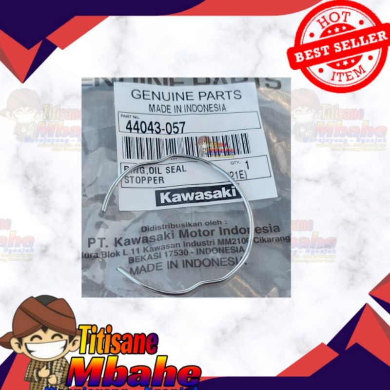 Ring Clip Sil / Seal Shock Depan Ninja 150 R RR Ori Kawasaki