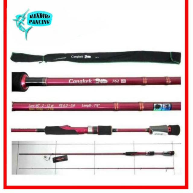 Joran UL Relix Cangkek Nusantara Cangkek Pinky- Pink Series 228cm