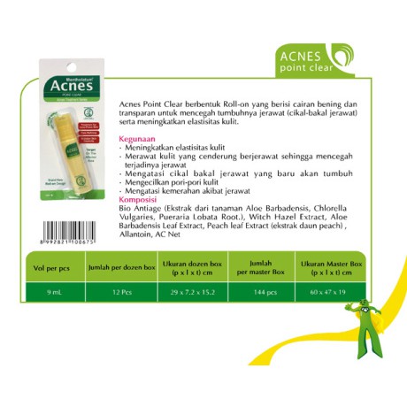 Acnes Point Clear (9ml) - Penghilang Jerawat