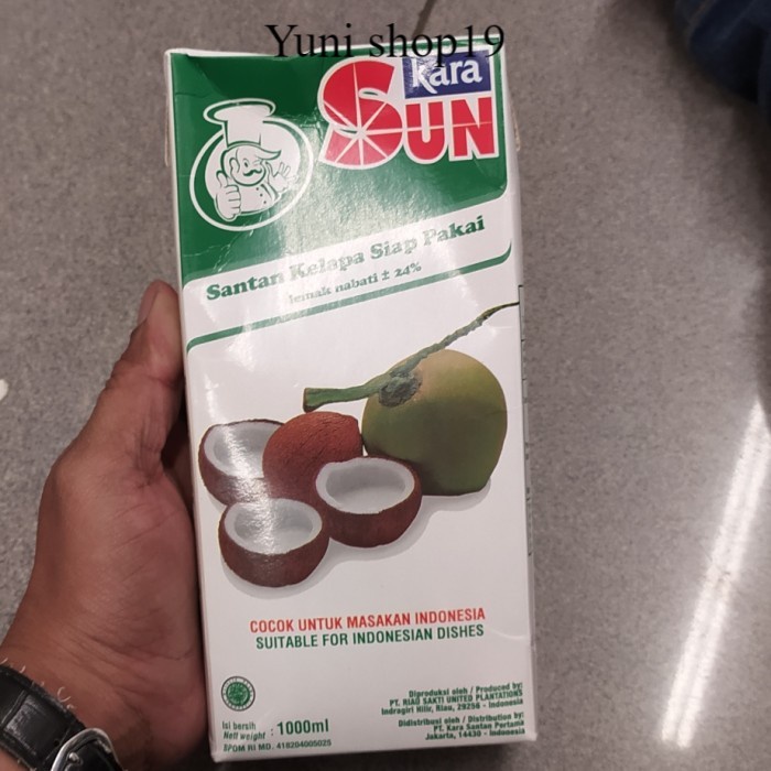 

sun kara santan 1 liter