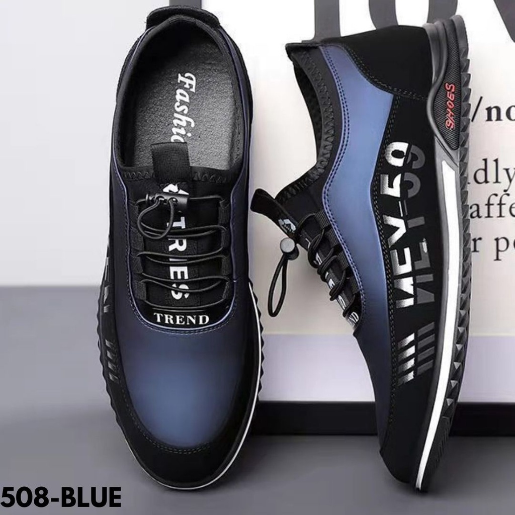 SEPATU SNEAKERS PRIA GAUL TERBARU KULIT KANVAS IMPORT NYAMAN KASUAL MODIS OOTD KEREN LARI OLAHRAGA 508