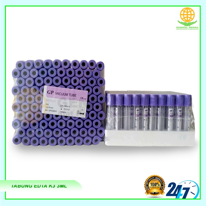 Tabung Vacutainer EDTA K3 5ml GP (6 Pack)