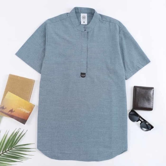 BAJU KOKO KURTA PENDEK WARNA MINT