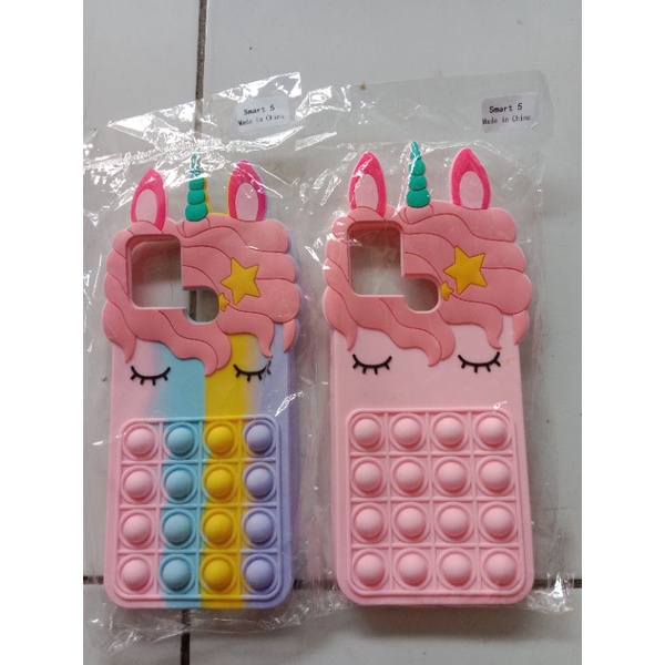 Casing Kartun Unicorn Sofcase POP IT Case Infinix  Hot 9play Hot 10play Hot 11play Smart 5 Smart 6