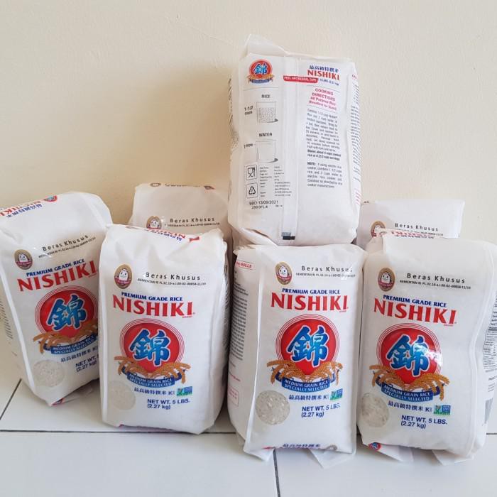 

NISHIKI Beras Jepang Premium Grade Bisa utk Sushi 2.27KG Izin Kementan