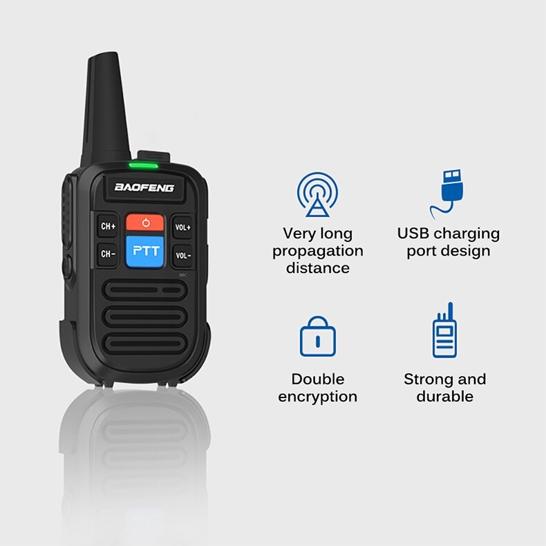 BAOFENG BF-C50 - Mini Single Band Walkie Talkie Set Isi 2pcs - GR