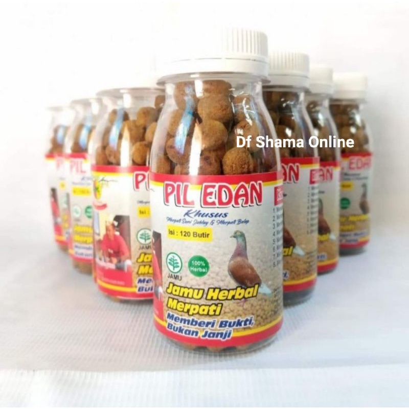 PIL EDAN ISI 120 BUTIR PIL JAMU MERPATI BALAP TINGGIAN KOLONG JAMU MERPATI HERBAL