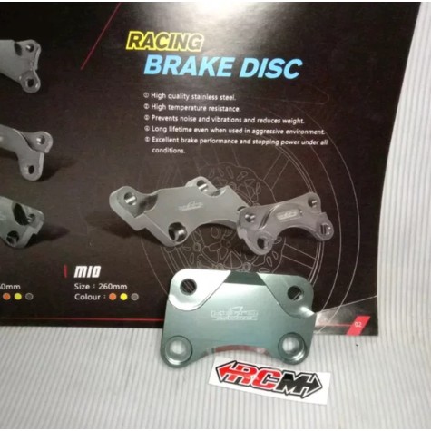 BRACKET BREKET BRAKET DUDUKAN KALIPER CALIPER MXKING MX KING UTK PIRINGAN 300MM ORI MOTO1