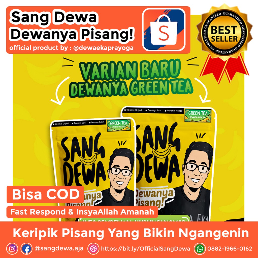 

SANG DEWA / KERIPIK PISANG RASA GREENTEA