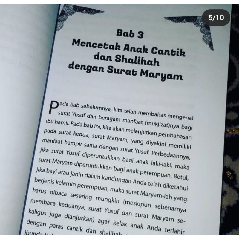 mukjizat surat yusuf dan maryam